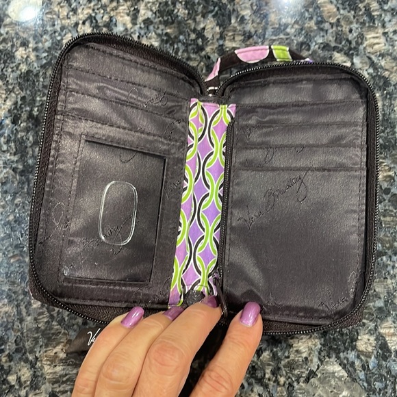 Vera Bradley compact wallet with wristlet - Picture 3 of 4